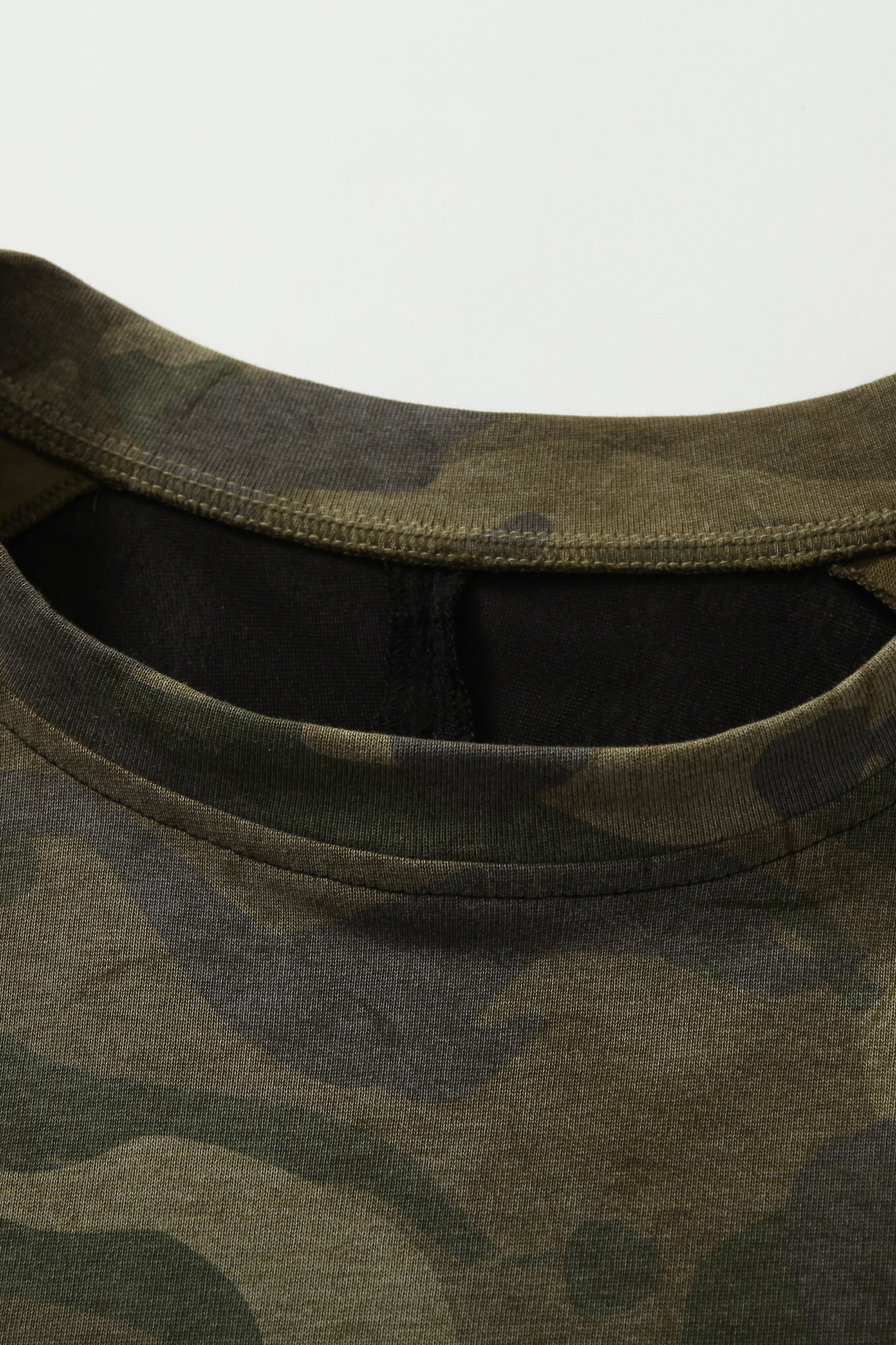 Graffiti Camouflage T-shirts Long Sleeve Tee