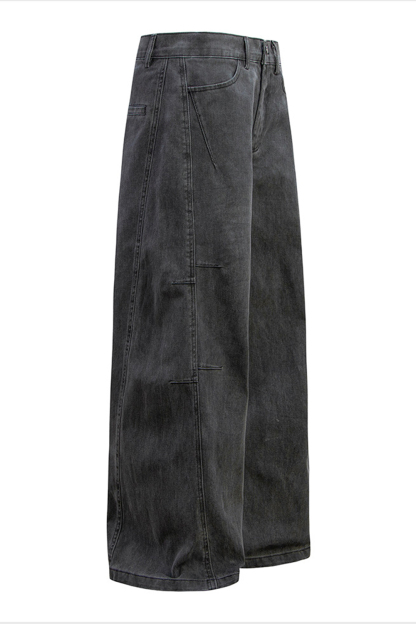 Washed Jeans Loose Men Pants 