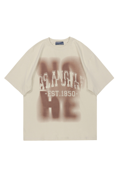 Letter Print T-shirt Tee For Men