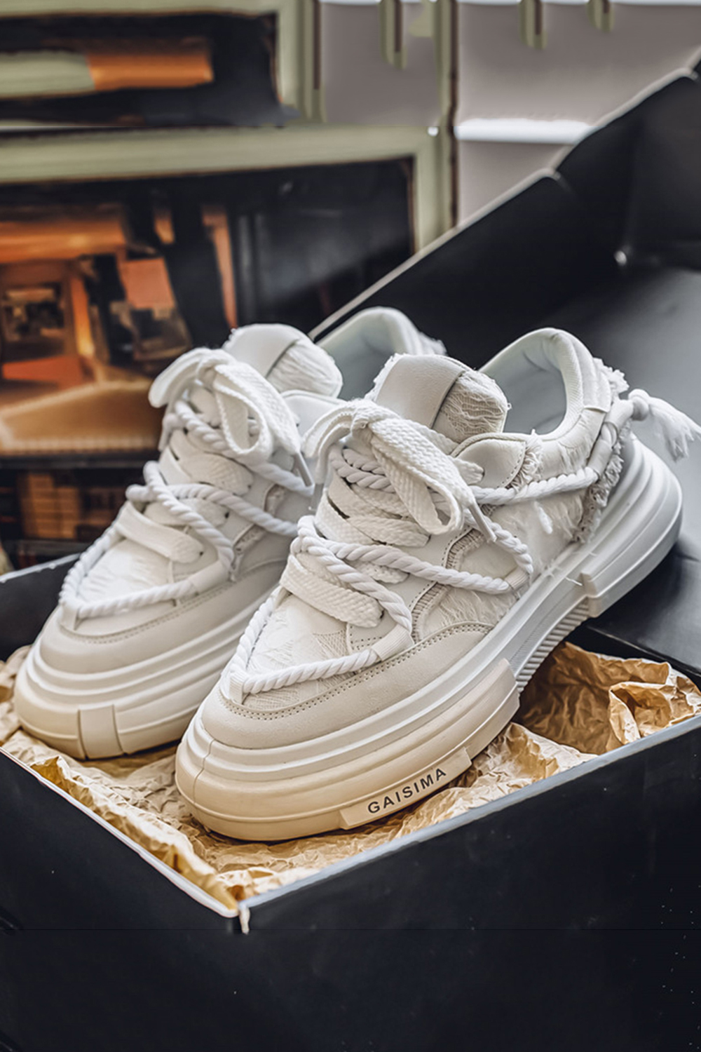 Skate Shoes Canvas/Duck Shoes Rope for men