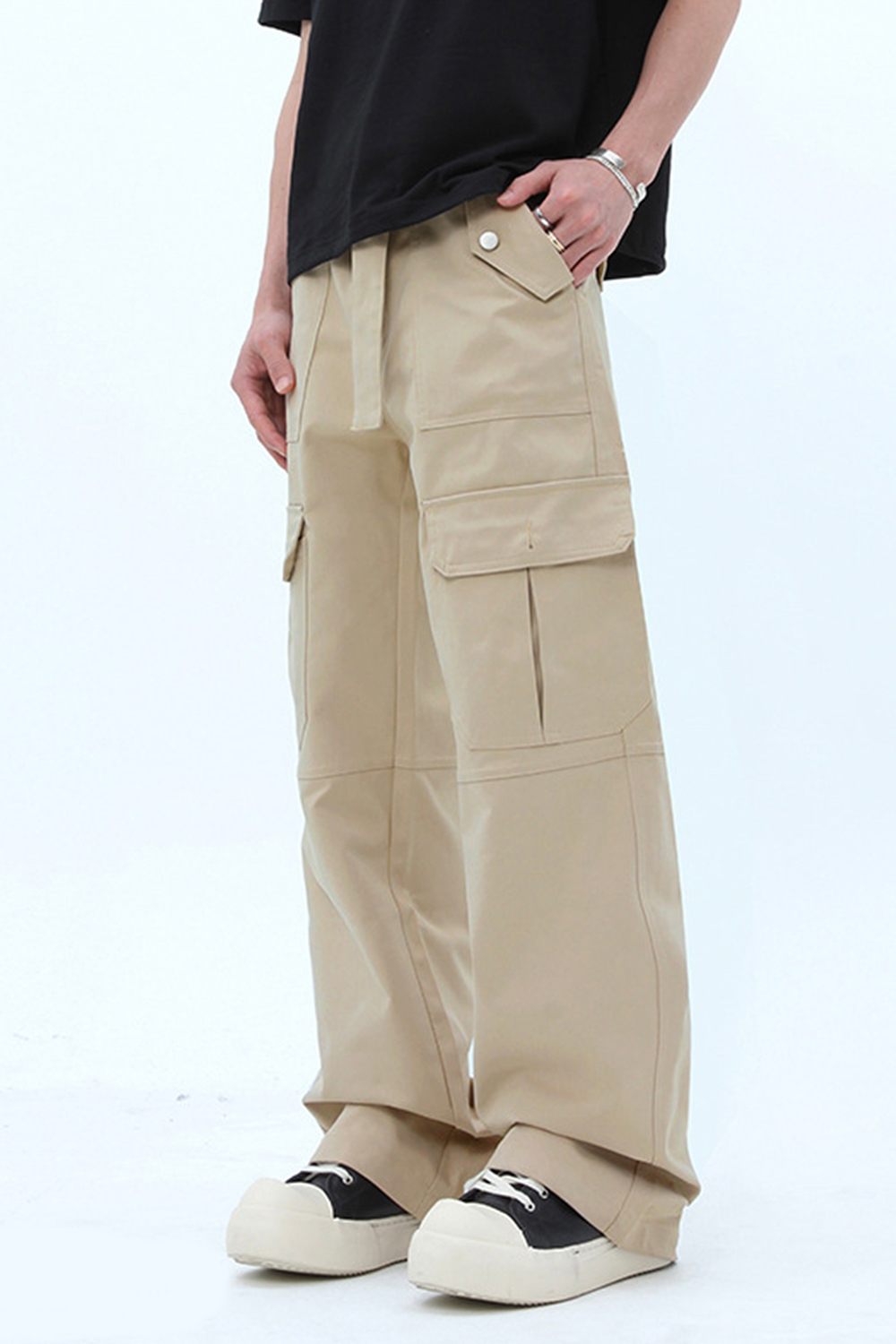 Cargo Pants Straight Leg Loose Men Pants