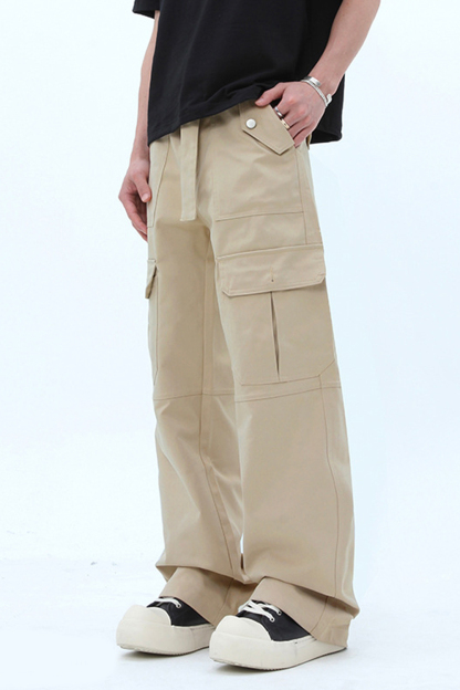 Cargo Pants Straight Leg Loose Men Pants 
