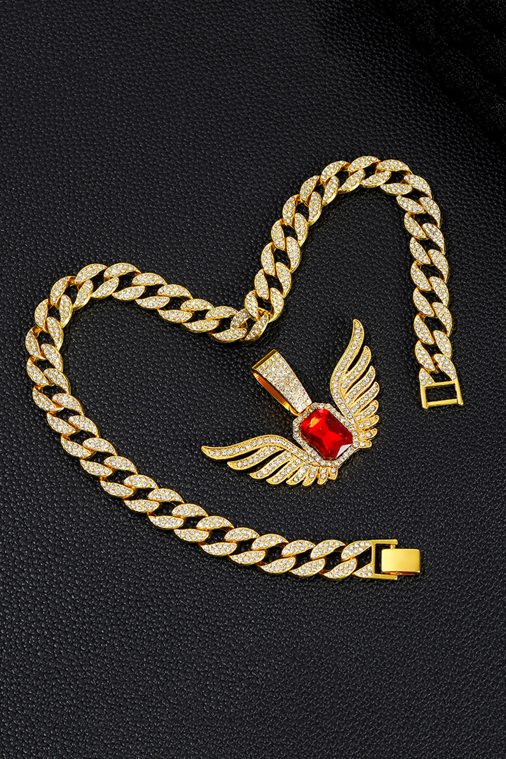 Diamond Cuban Chain Hip Hop Wing