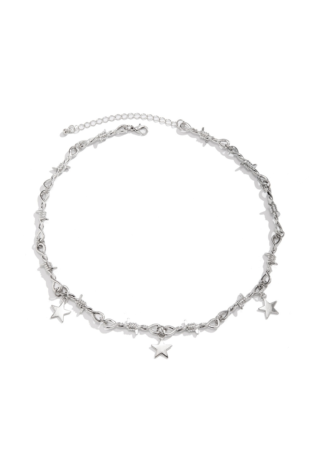 Vintage Gothic Hip Hop Punk Star Pendant Necklace for Men