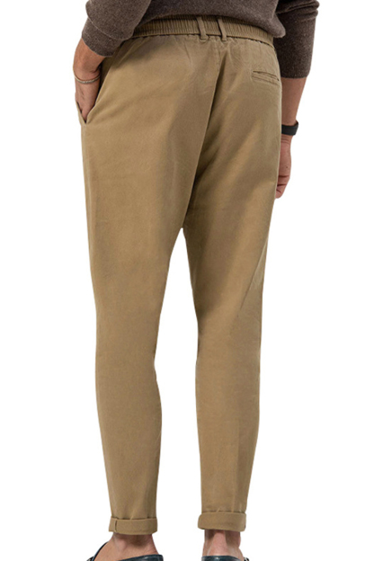 Drawstring Basics Loose Men Pants