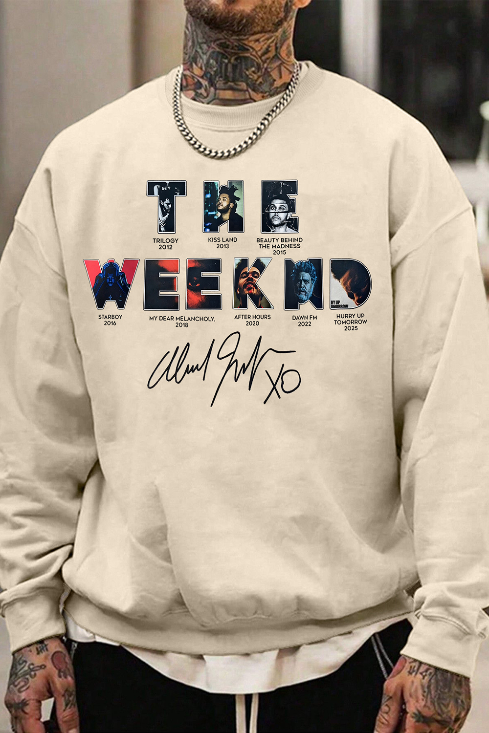 The Weeknd 2025 Hurry Up Tomorrow Sweatshirt For Men