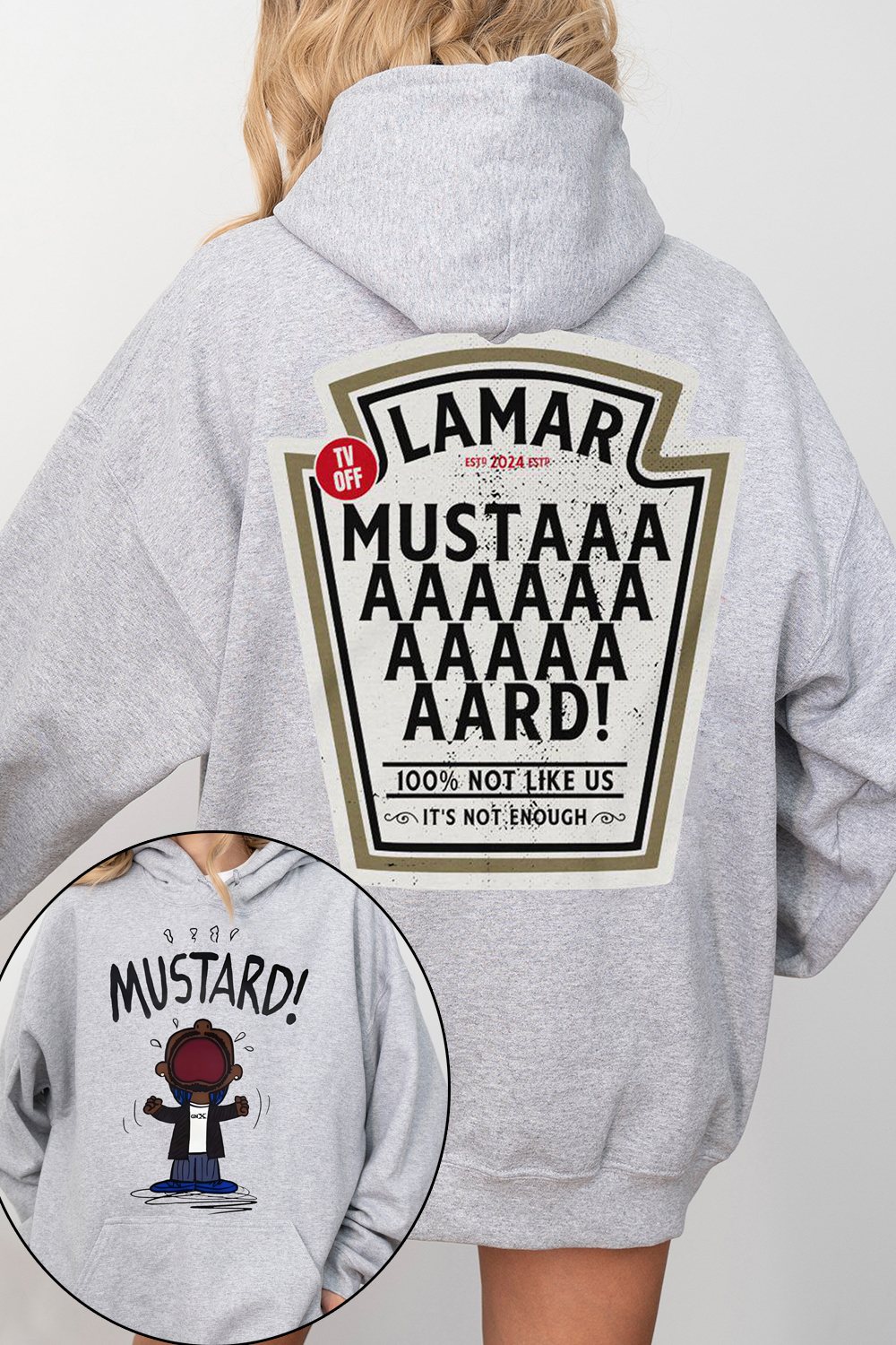 Kendrick Lamar GNX Mustard 2 Sides Hoodie For Women