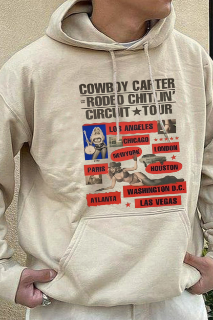 Beyoncé Cowboy Carter Tour Hoodie For Men