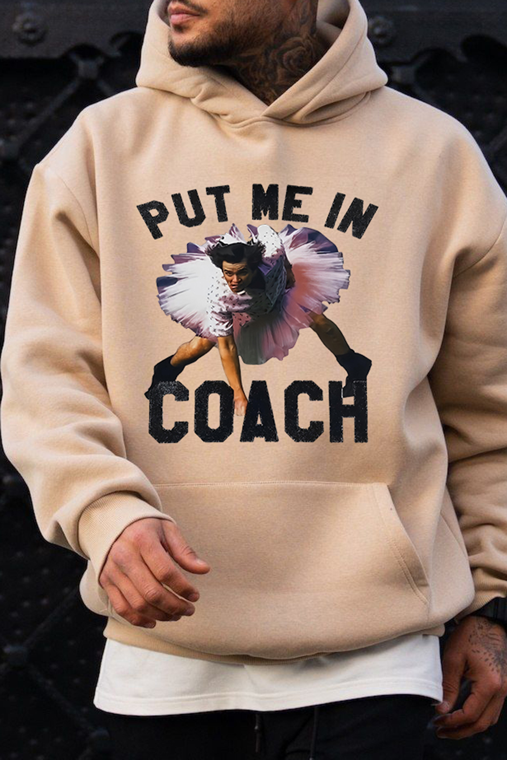 Ace Ventura Put Me In Coach Jim Carrey Funny Hoodie For Men