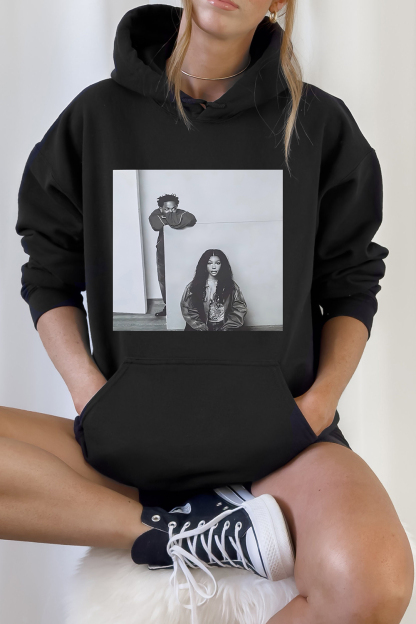 The Grand National Tour Kendrick Lamar Sza Graphic Hooide For Women