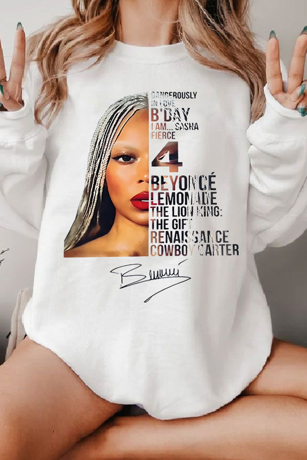 Beyoncé Concert Beyhive Renaissance Sweatshirt For Women