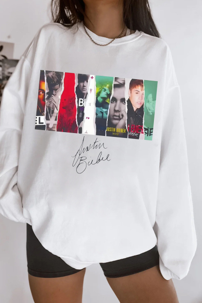 Justin Bieber Concert Graphic Sweatshirt For Women