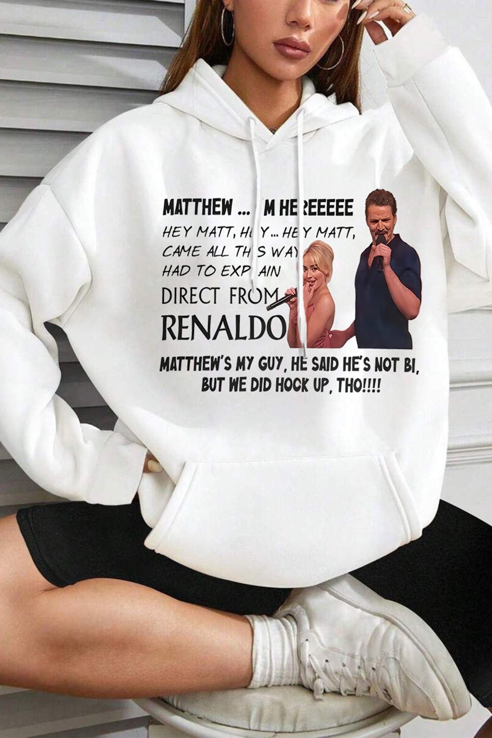 Sabrina Carpenter Pedro “Hey Matt” Hoodie For Women
