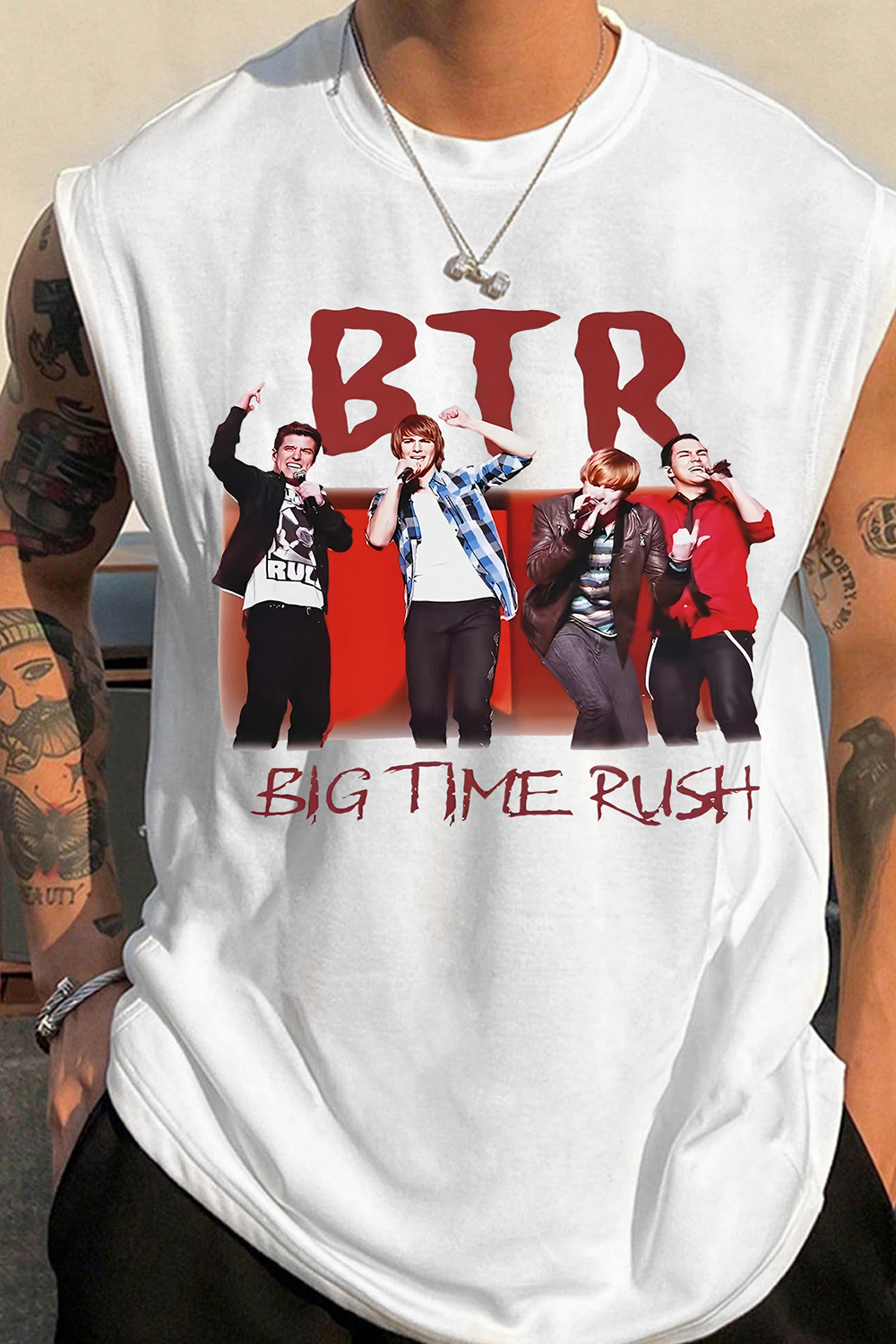 Big Time Rush Tour Tank Tee For Men