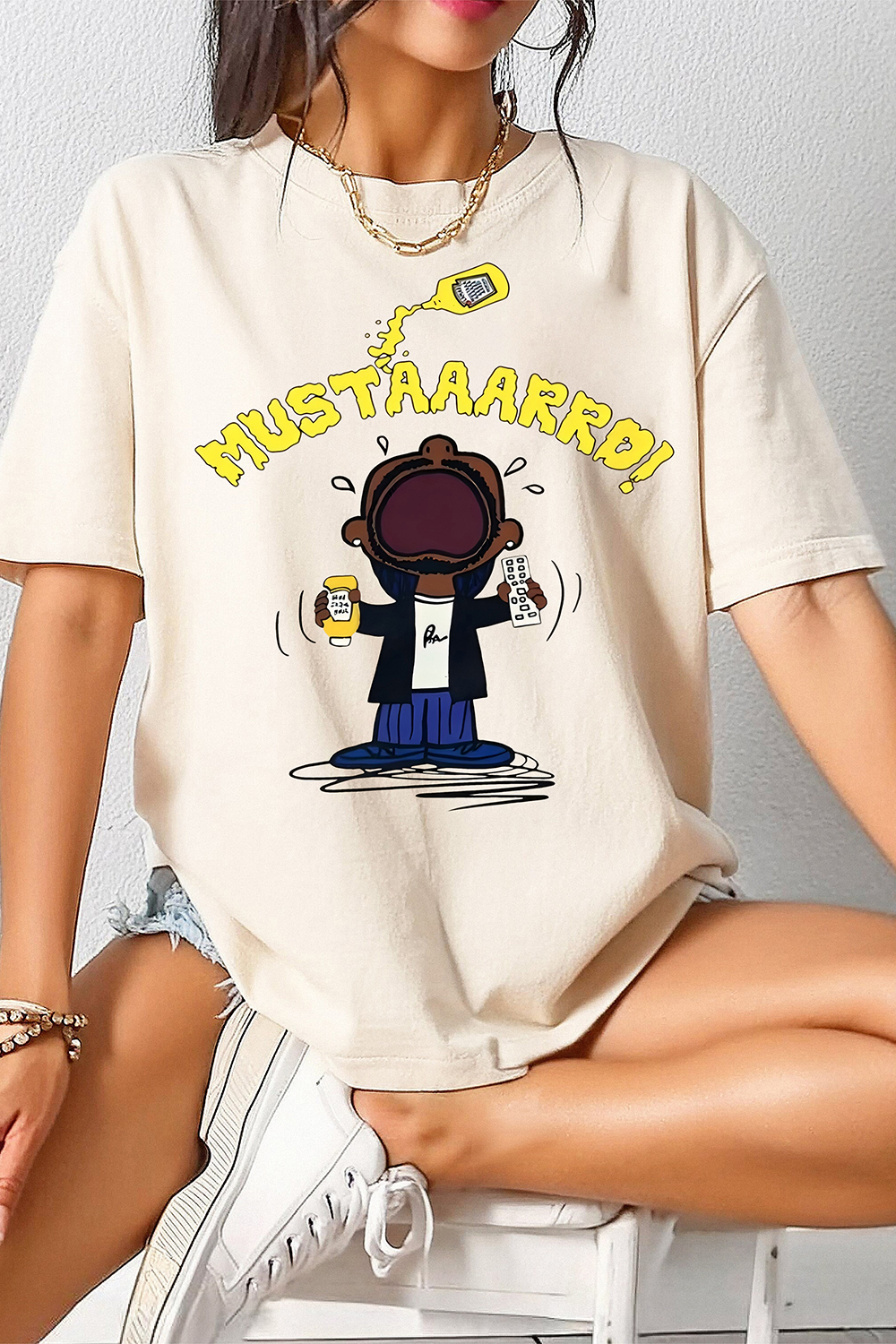 Mustard Kendrick Lamar Rap Tee For Women