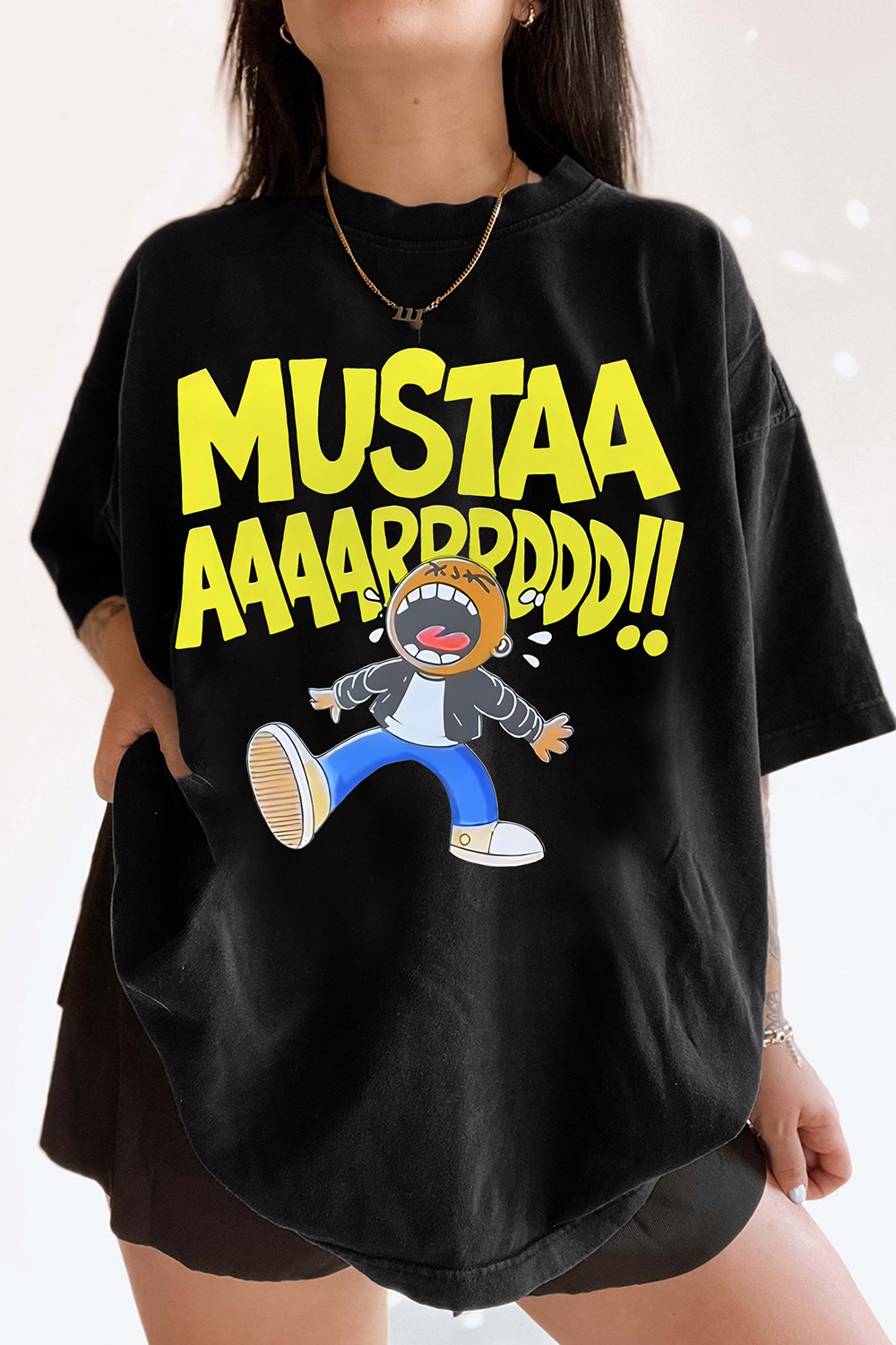 Kendrick Mustard Meme Kdot They Not Like Us Albums Tee For Women