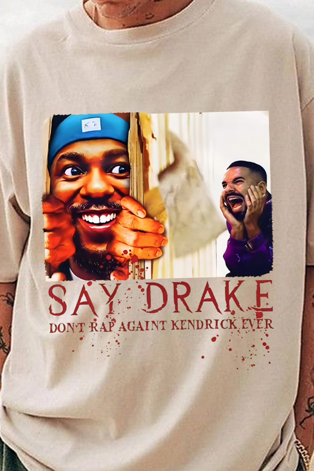 Drake Can’t Escape Kendrick Lamar Super Bowl 2025 Tee For Men