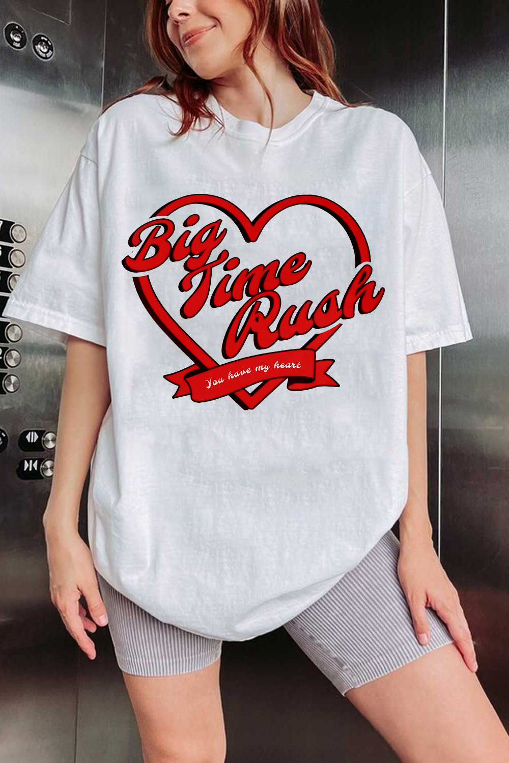 BTR Tour 2025 Love Heart Tee For Women