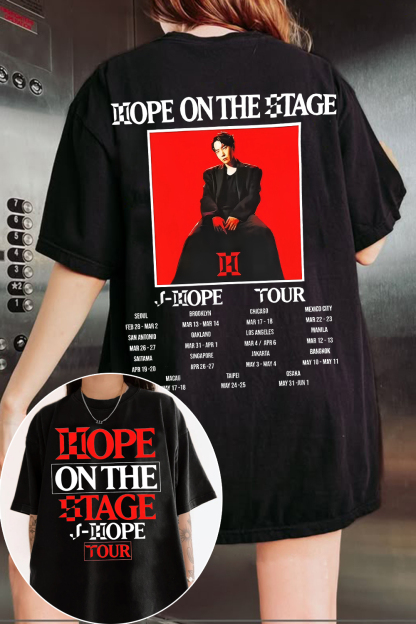  HOPE ON THE STAGE J-Hope Tour Tee For Women
