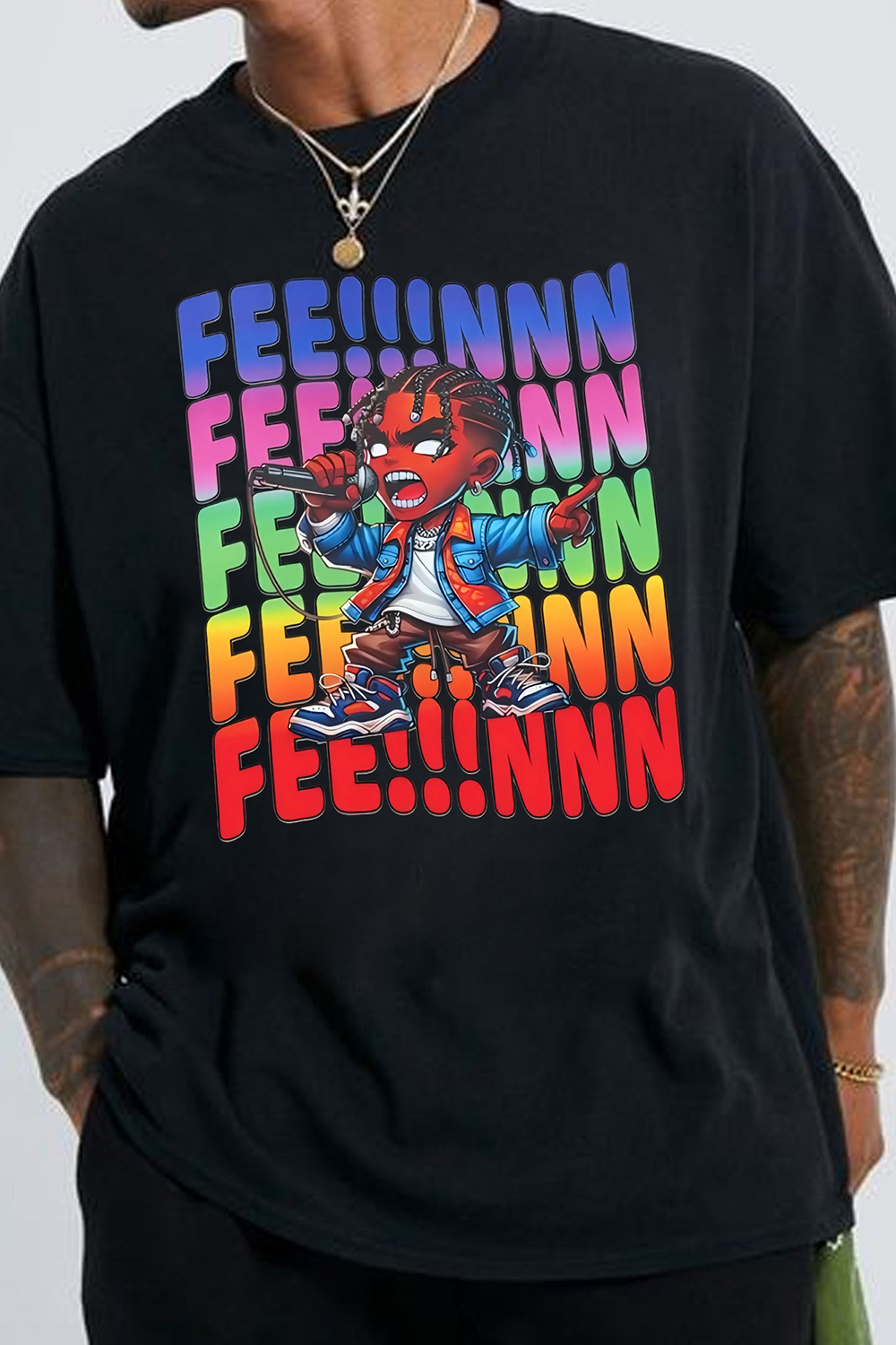 FE!NNNN Travis Scott Tee For Men
