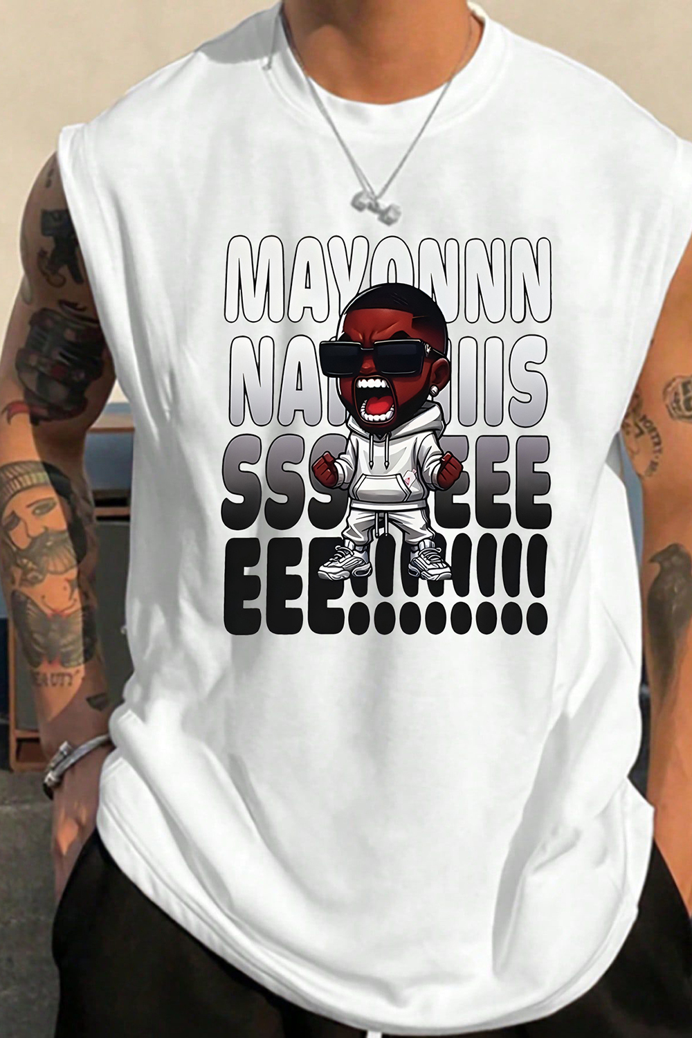 Diddy Babyoil Funny Tank Tee For Men