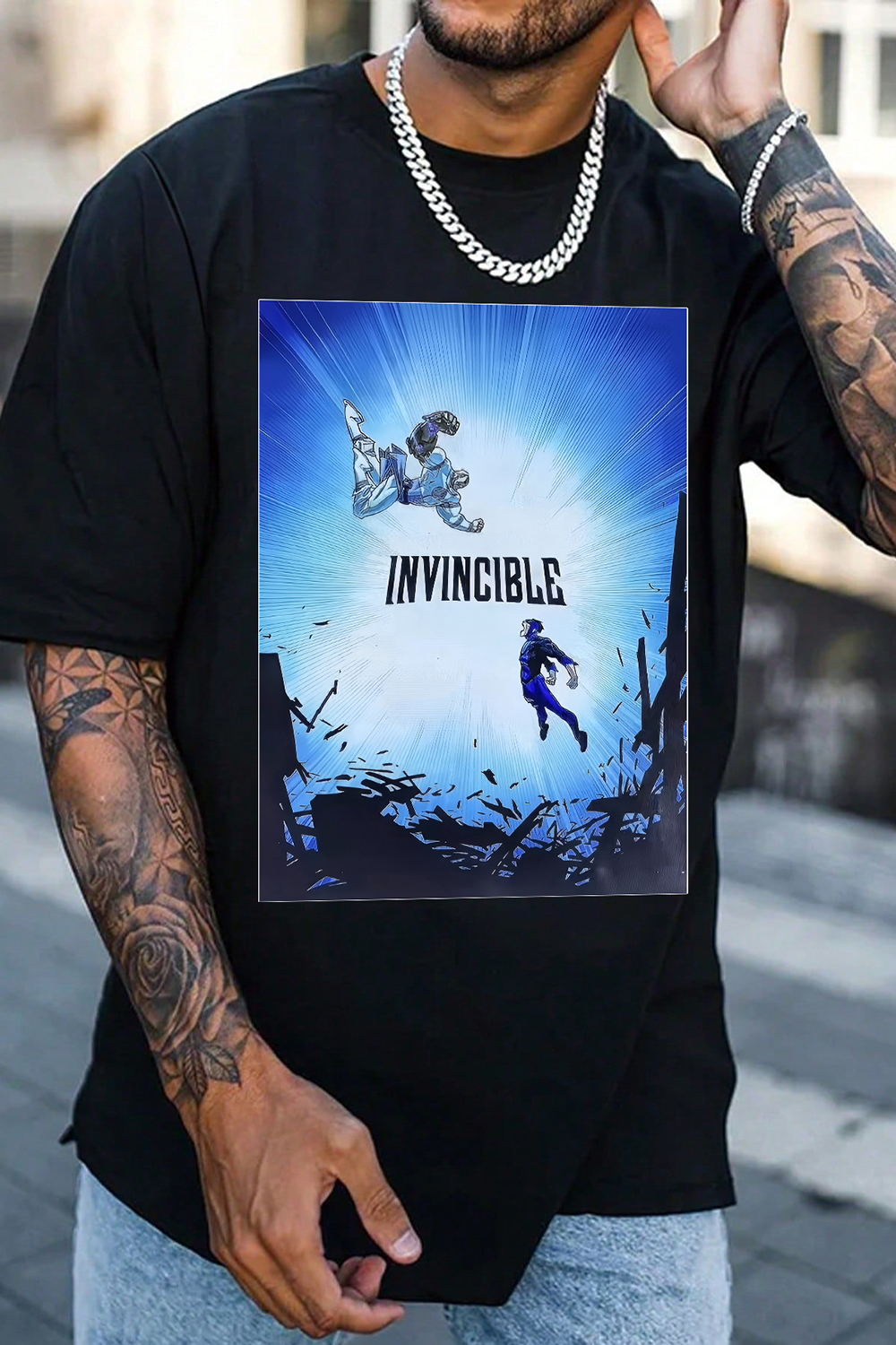 Conquest Invincible Season Graphic Tee For Men