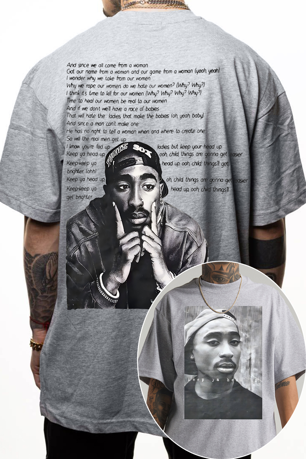 Tupac is Goat Tee For Men