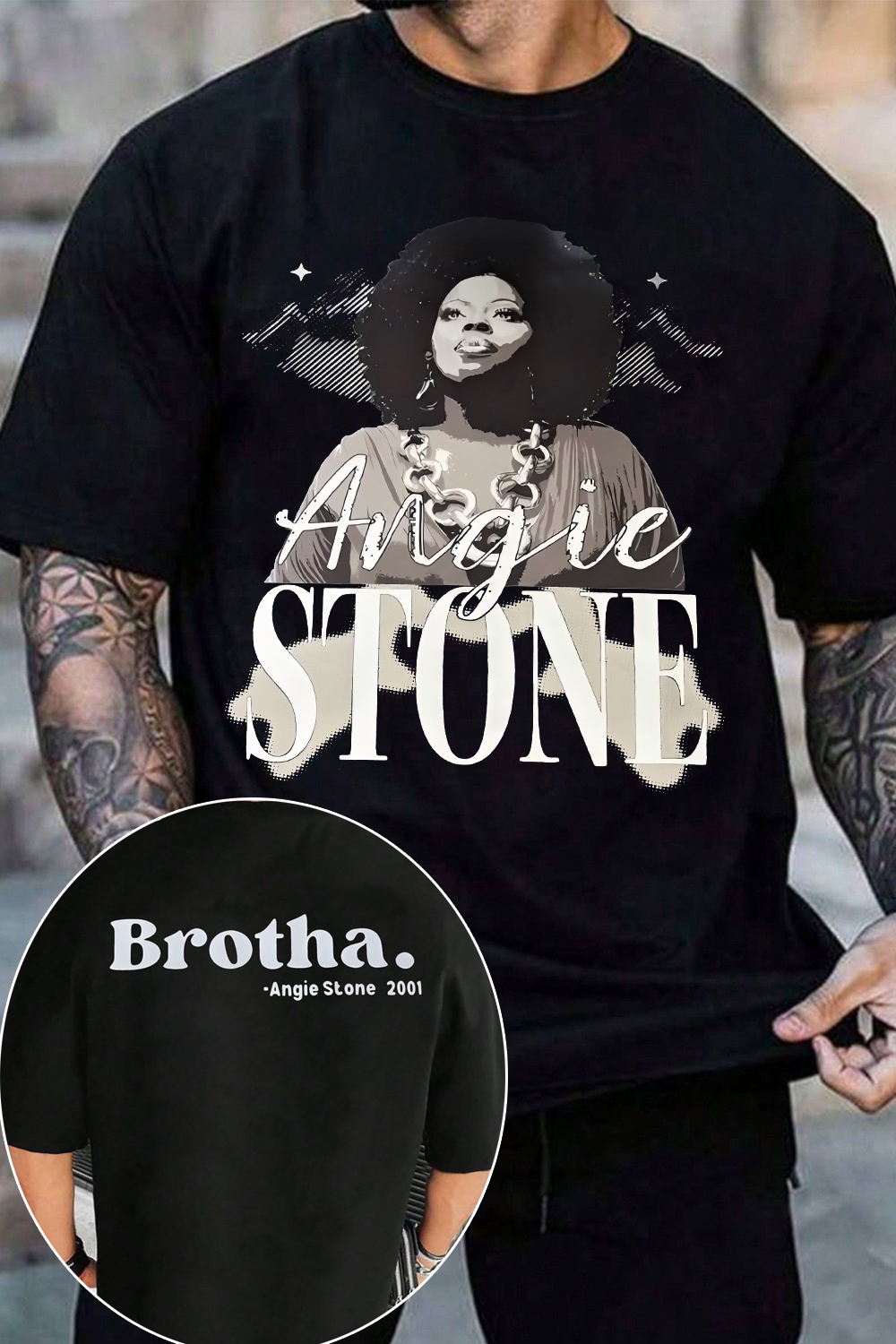 RIP Angie Stone Tee For Men