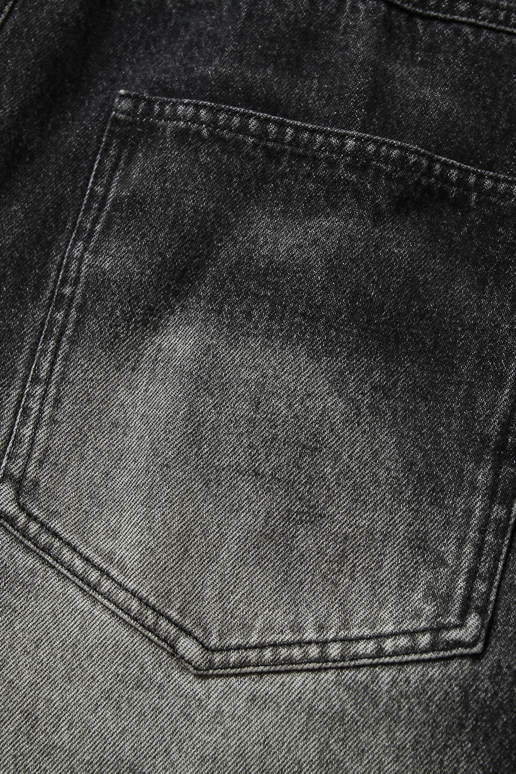 Washed Jeans Loose Straight Leg Pants