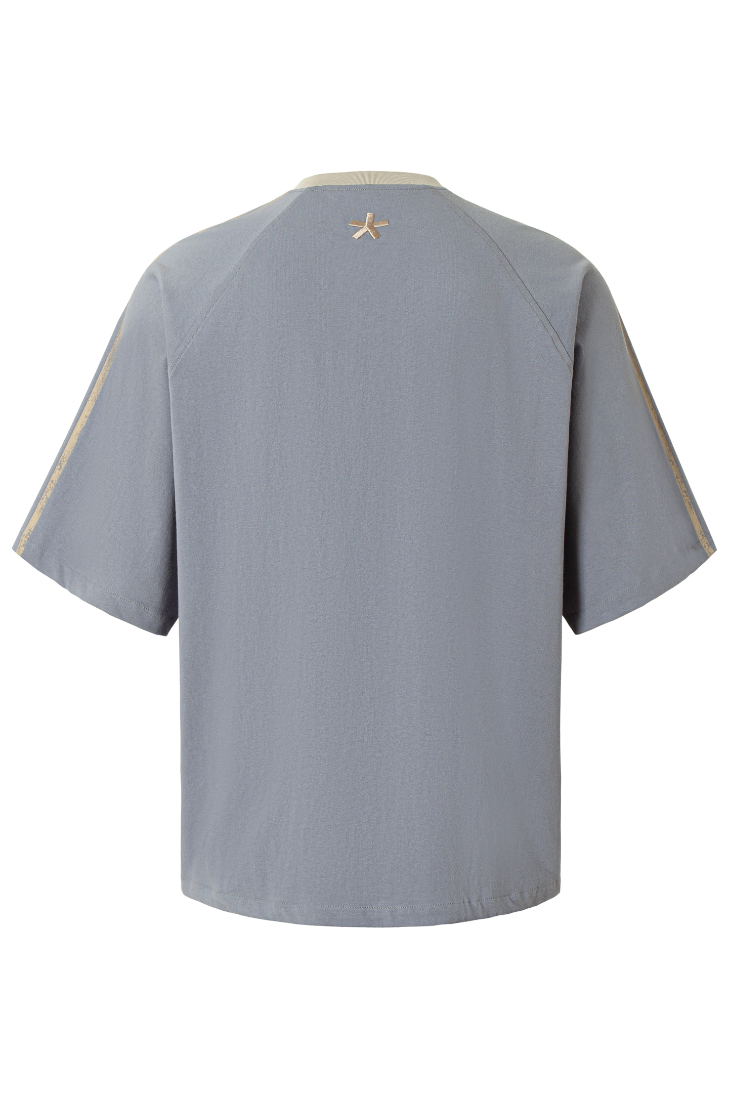 Sport Stripe T-shirts Vintage Embroidered Tee