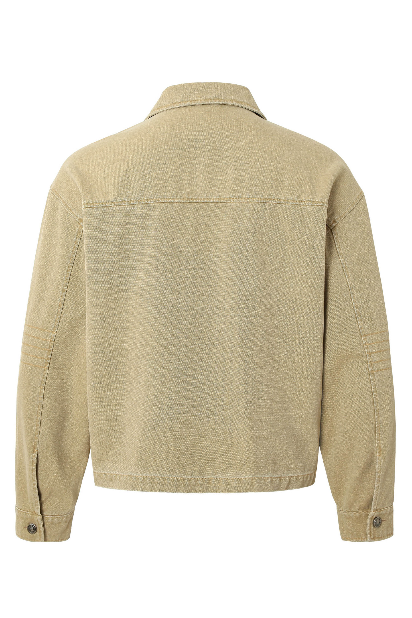 Cargo Jacket Yellow Graffiti Lapel Long Sleeve