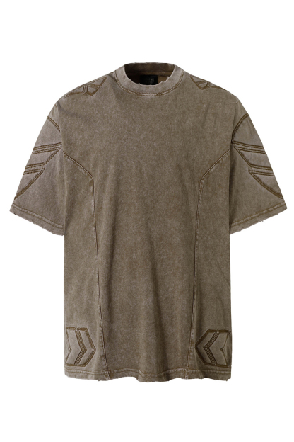 Vacation Vintage T-Shirt Washed Tee For Men