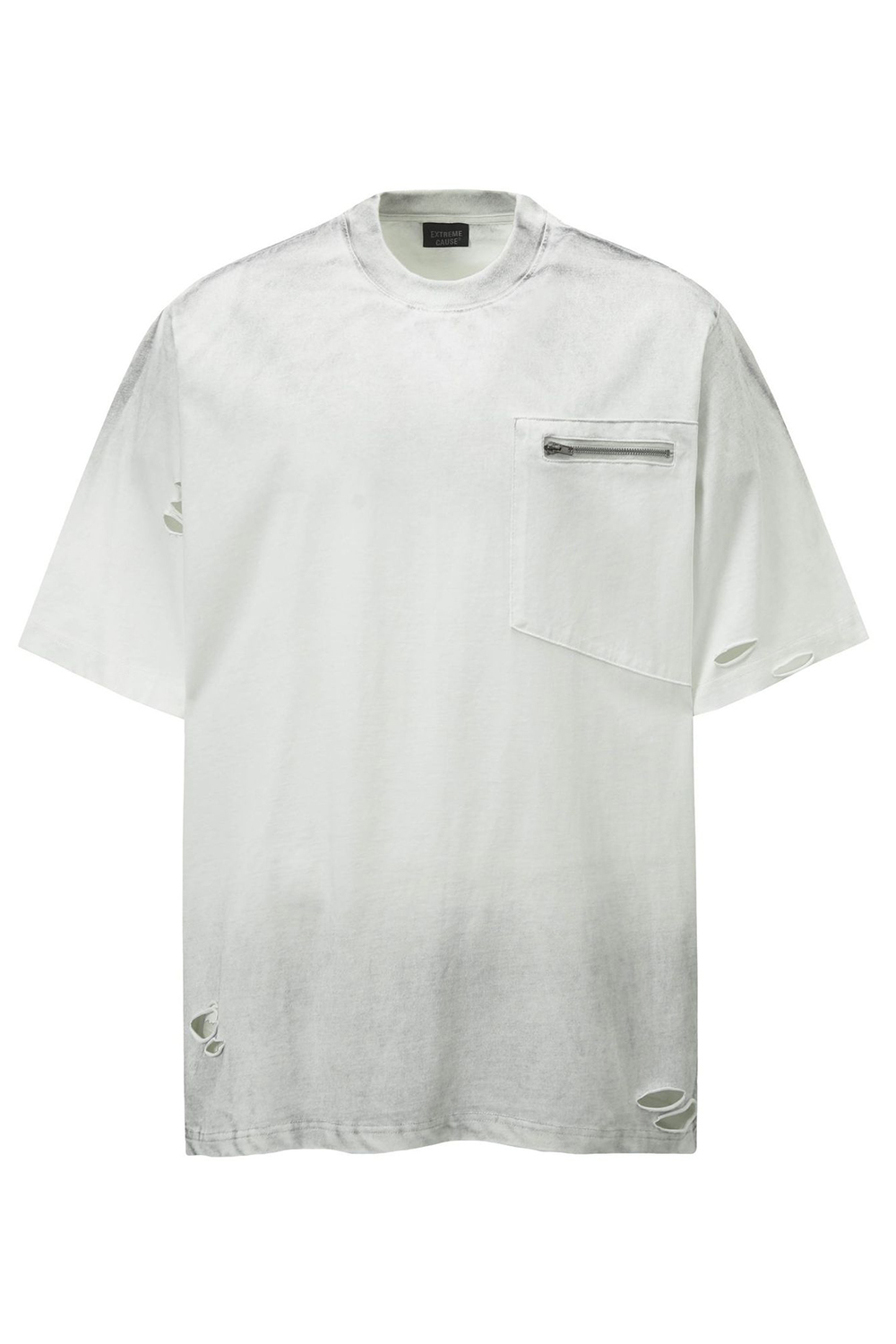 Vacation Vintage Cut T-Shirt Washed Tee For Men