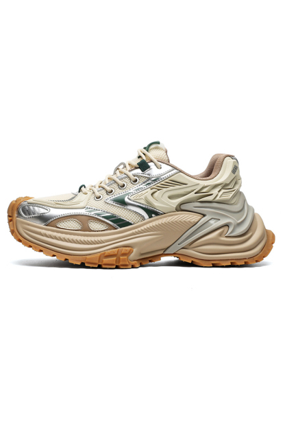 Tire Sole Clunky Sneaker Dirty Sports Vintage Shoes for men
