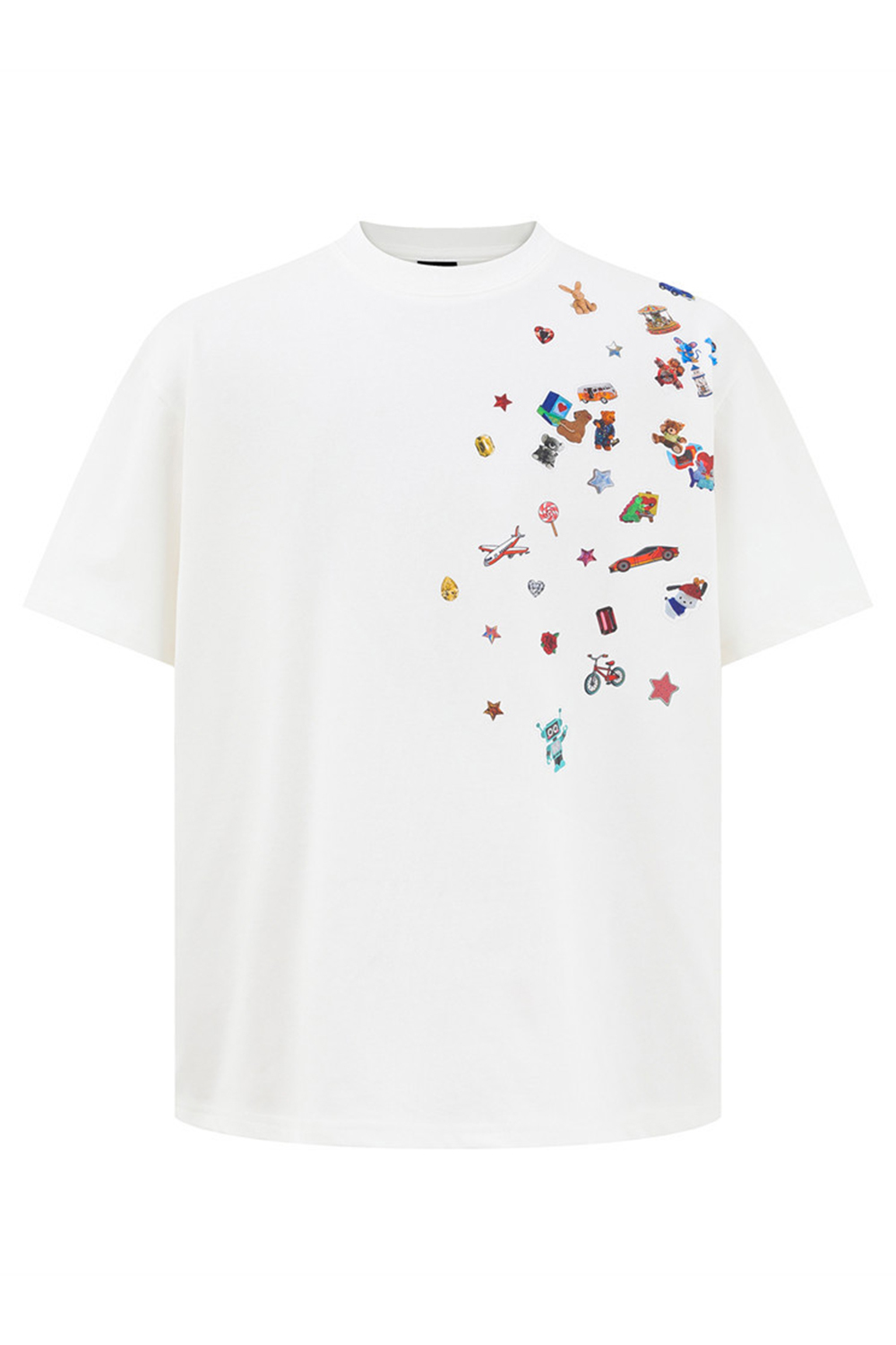Print T-Shirt Cartoon Tee For Men