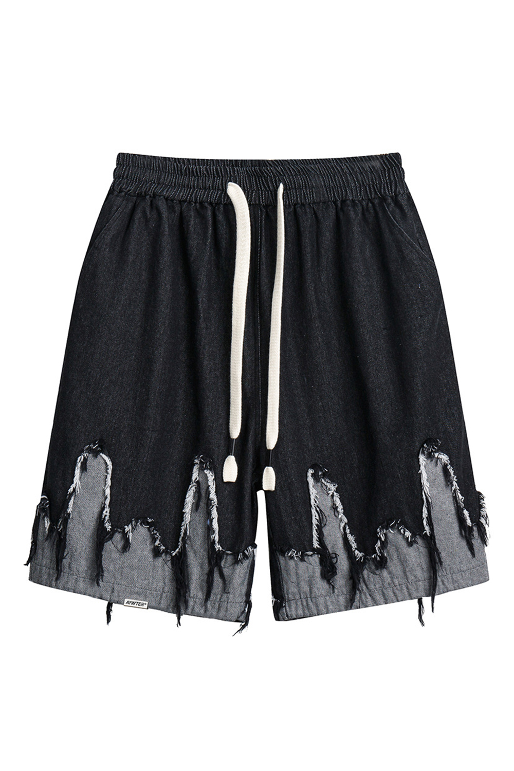 Wash Denim Cargo Shorts Flash Loose Men Knee Shorts