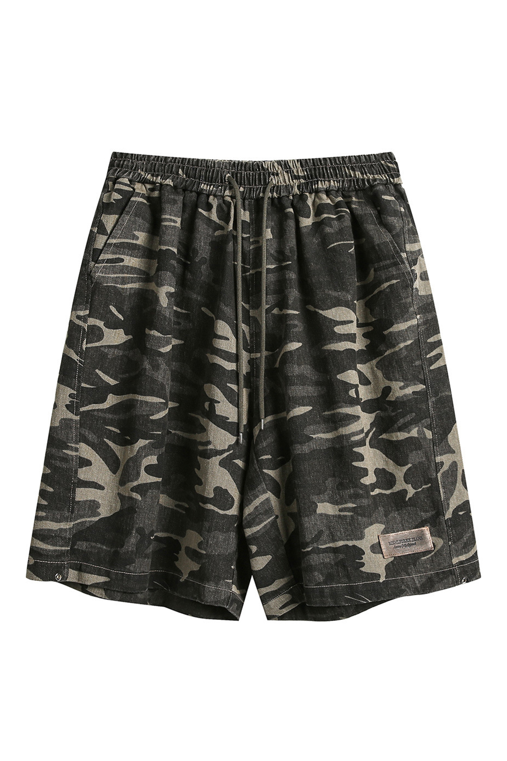 Sweat Shorts Camouflage Loose Men Knee Shorts