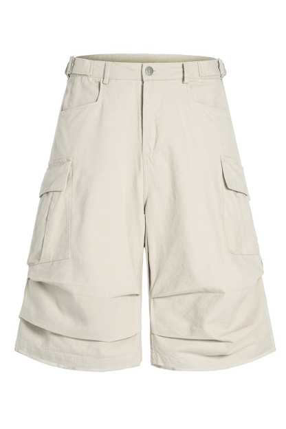 Cargo Shorts Loose Men Knee Shorts