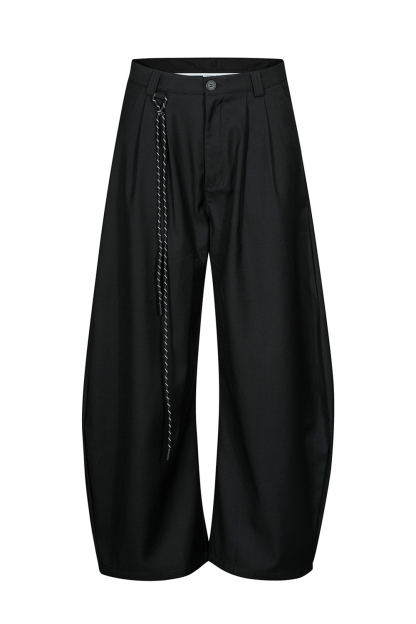Dress Pants Wide-Leg Loose Men Pants