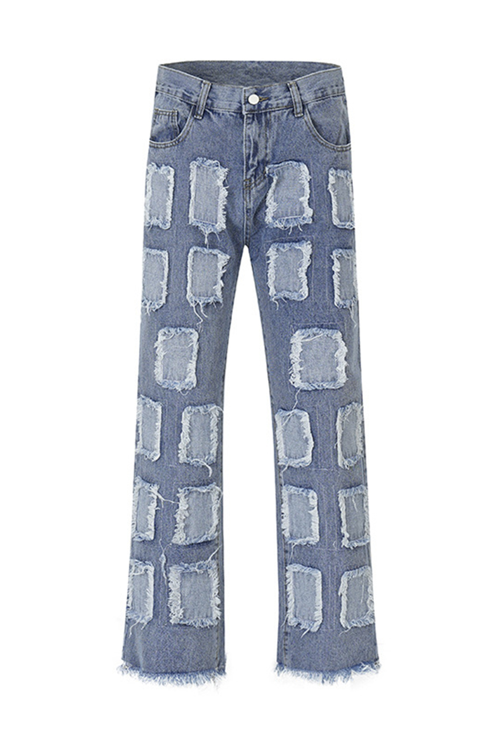 Washed Jeans Loose Men Pants