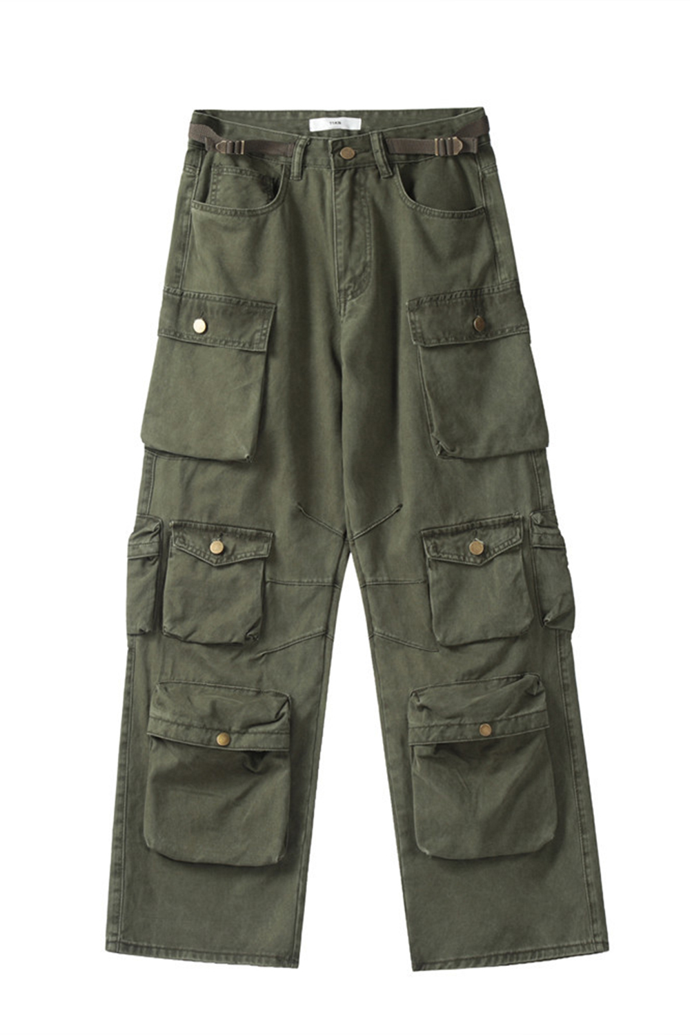 Cargo Pants Washed Jeans Loose Men Pants