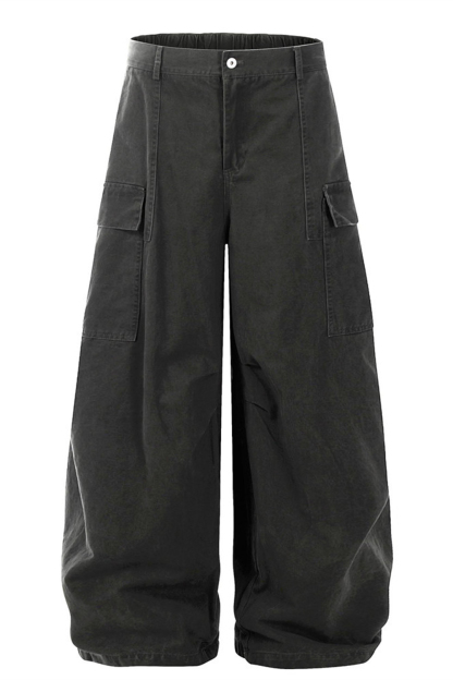 Cargo Pants Wide-Leg Loose Men Pants 