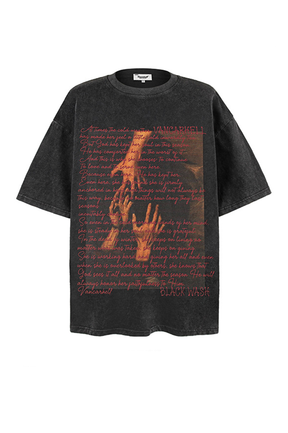 Letter Vacation Street Tee For Men