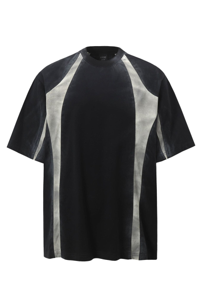 Vacation Vintage Colorblock T-Shirt Tee For Men