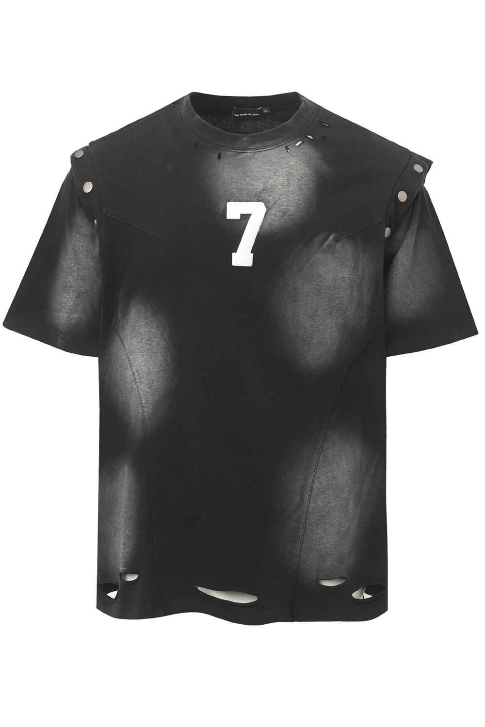 Vacation Vintage Removable Vest Washed Tee For Men