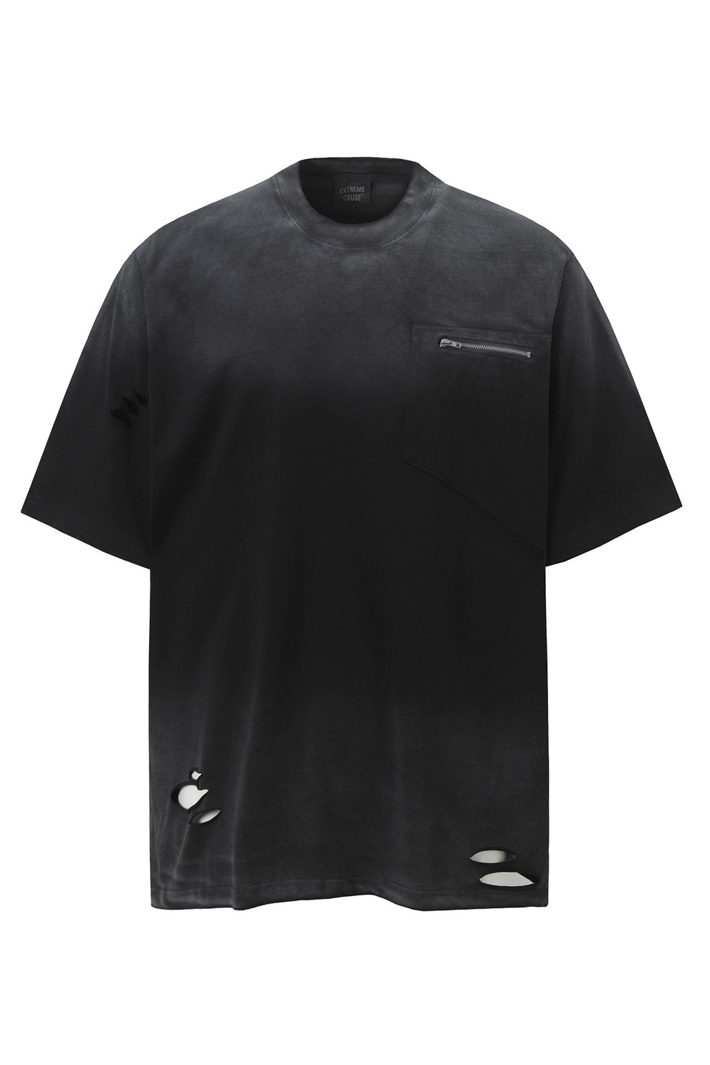 Vacation Vintage Cut T-Shirt Washed Tee For Men