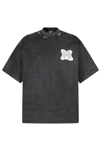 Vacation Vintage T-Shirt Suede Tee For Men