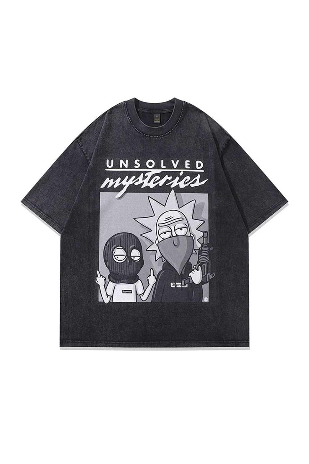 Cartoon Graffiti Vacation Street Tee For Men