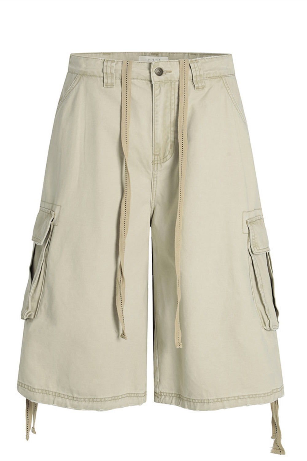 Cargo Shorts Loose Men Knee-Length