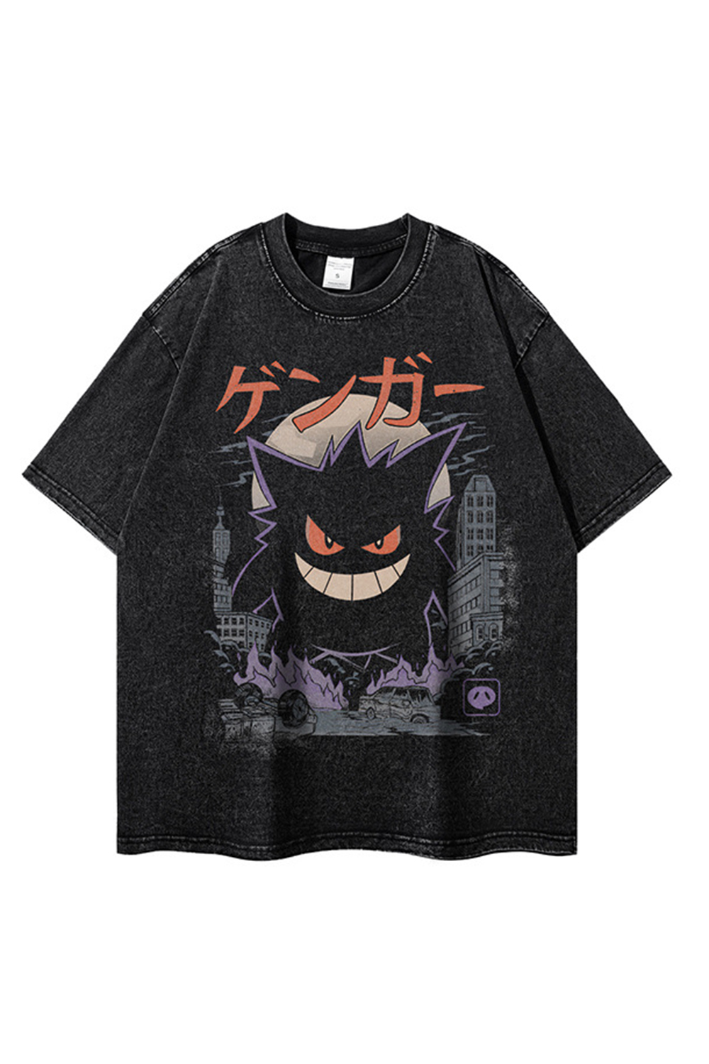 Anime Ectoplasm Vacation Street Print Tee For Men